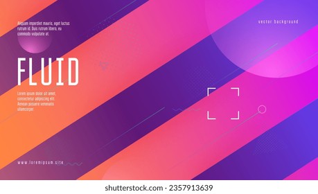 Business Design. Round Summer Poster. Pink Dynamic Banner. Music Concept. Flat Geometric Brochure. Gradient Page. Wavy Landing Page. Purple Business Design