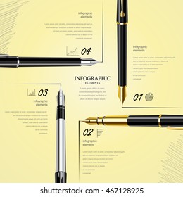 Business design template, infographic and website