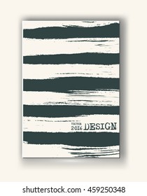 Business design templates. Abstract grunge pattern line textures. Brochure with Monochrome Strip Backgrounds. Wallpaper with empty space for your text. Vector hand drawn illustration