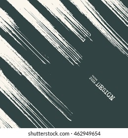 Business design templates. Artwork with Monochrome Strip Background. Abstract Modern Decoration. Painting. Wallpaper with empty space for your text. Grunge Line design. Vector illustration.