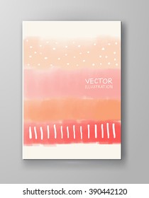 Business design templates. Brochure with Color Paint Backgrounds. Abstract Modern Vector Illustration.