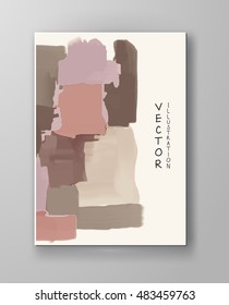 Business design templates. Brochure with Color Paint Backgrounds. Abstract Modern Vector Illustration.