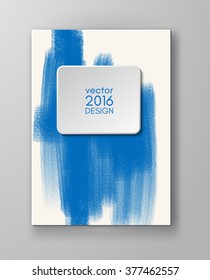 Business design templates. Brochure with Multicolored Blurred Backgrounds. Abstract Modern Vector Illustration.