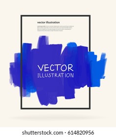 Business design templates with Color Paint Backgrounds. Abstract Modern Decoration. Vector Illustration.