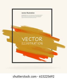 Business design templates with Color Paint Backgrounds. Abstract Modern Decoration. Vector Illustration.