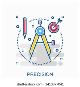 Business, Design tools Icon Concept