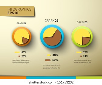 Business design vector illustration with space for text