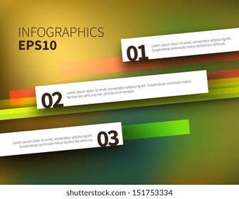 Business design vector illustration with space for text