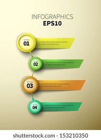 Business design vector illustration with space for text