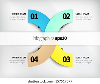 Business design vector illustration with space for text
