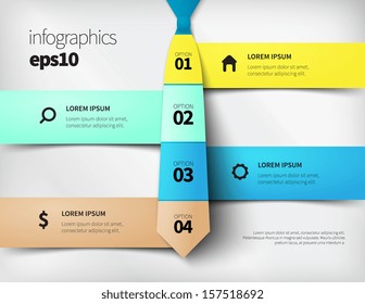 Business design vector illustration with space for text
