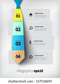Business design vector illustration with space for text