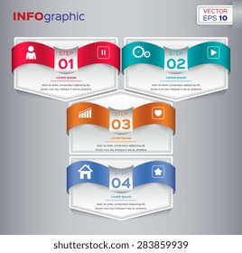 Business design vector illustration with space for text