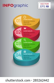 Business design vector illustration with space for text
