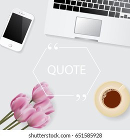 Business desktop background. Vector stock.