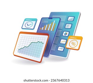Business developer data analyst professional management