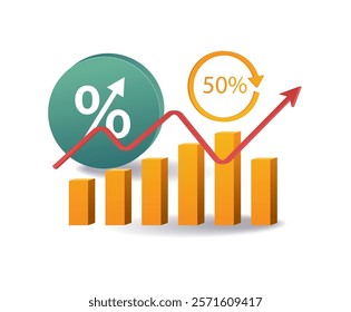 Business development analysis bar chart