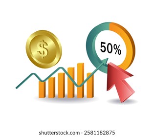 Business development analysis data infographics