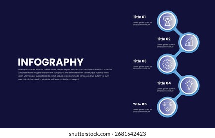 Concepto de Desarrollo de Negocios Diseño de Infografía