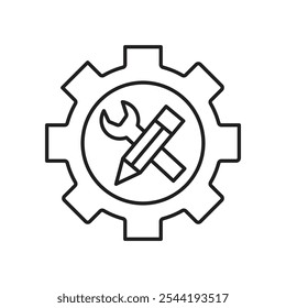 Icono de desarrollo de negocios. icono de Vector aislado.