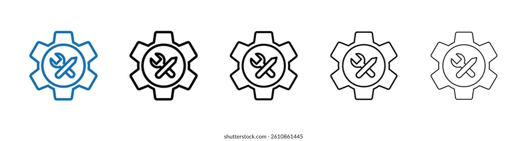Business development icon Outline vector logo for web ui