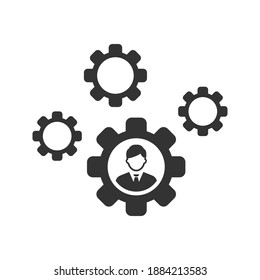Icono de desarrollo empresarial (ilustración vectorial)