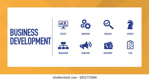 Business Development Infographic Icon Set