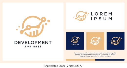 Plantilla de diseño de logotipo de desarrollo empresarial