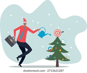 Business development plan, management or strategy to achieve target, growing business or growth, planning for success.about a man and his life.