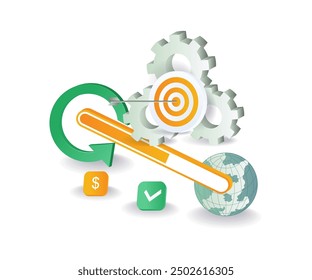 Business development target searching process