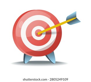 Business development target symbol concept