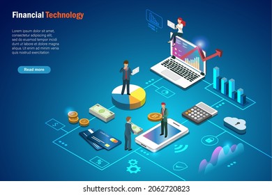 Business development team analysing financial transaction and business growth graph on computer and gadget devices. Banking, financial investment in cloud computing network connection technology. 