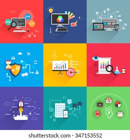 business and development templates vector