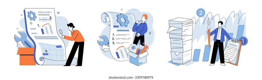 Business development. Vector illustration. Finance experts provide valuable investment advice and insights Banking services cater to diverse financial needs individuals and businesses Marketing