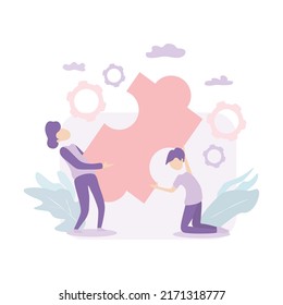 business development vector illustration flat style