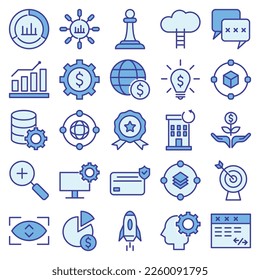 Business developments (blue color) icons set.

The collection includes in web design ,ui ux design,startups ,business etc.