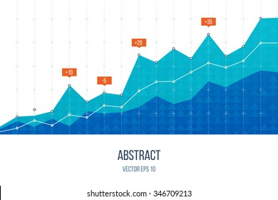 Business diagram graph chart. Investment growth. Investment business. Investment management. Financial strategy concept.