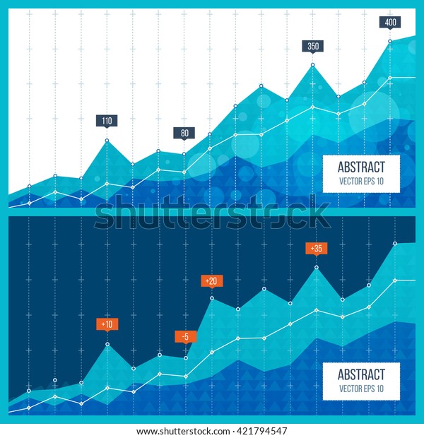 Business Diagram Graph Chart Investment Growth Stock Vector (Royalty ...