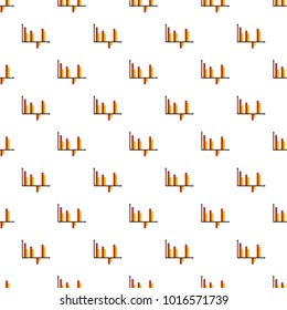 Business diagram pattern seamless in flat style for any design
