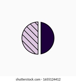 Business, diagram, profit, progress, chart flat icon design in Filled outline style.