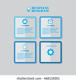 Business Diagram square