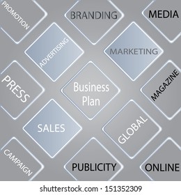 Business diagram template.vector.EPS 10