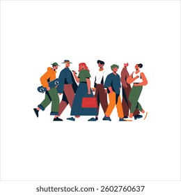 Business and different working people illustration best EPS file for download