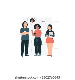 Business and different working people illustration best EPS file for download