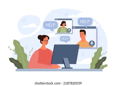 Business difficulty concept. Character dealing with obstacles and challenges with entrepreneurship. Hard circumstances to overcome, motivation development. Flat vector illustration