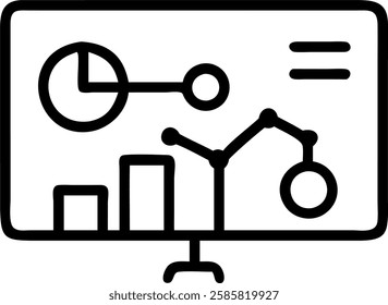 Business digital art of network intelligence dashboard with copy space concept as Business digital art showcasing a network intelligence dashboard with various data metrics and charts representing dat