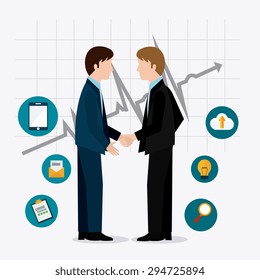 Business digital design, vector illustration eps 10.