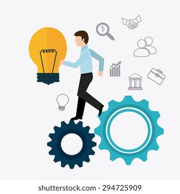 Business digital design, vector illustration eps 10.