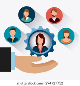Business digital design, vector illustration eps 10.