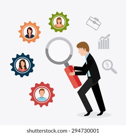 Business digital design, vector illustration eps 10.